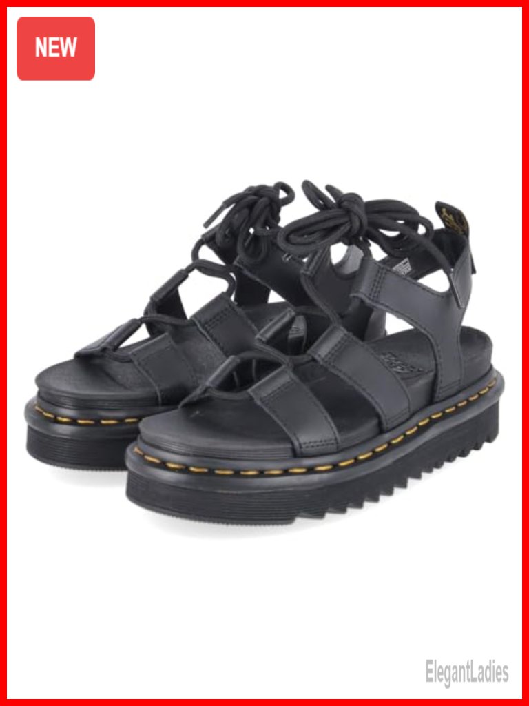 Heeled Sandals Pu Leather Lace Up Platform Ankle Strap